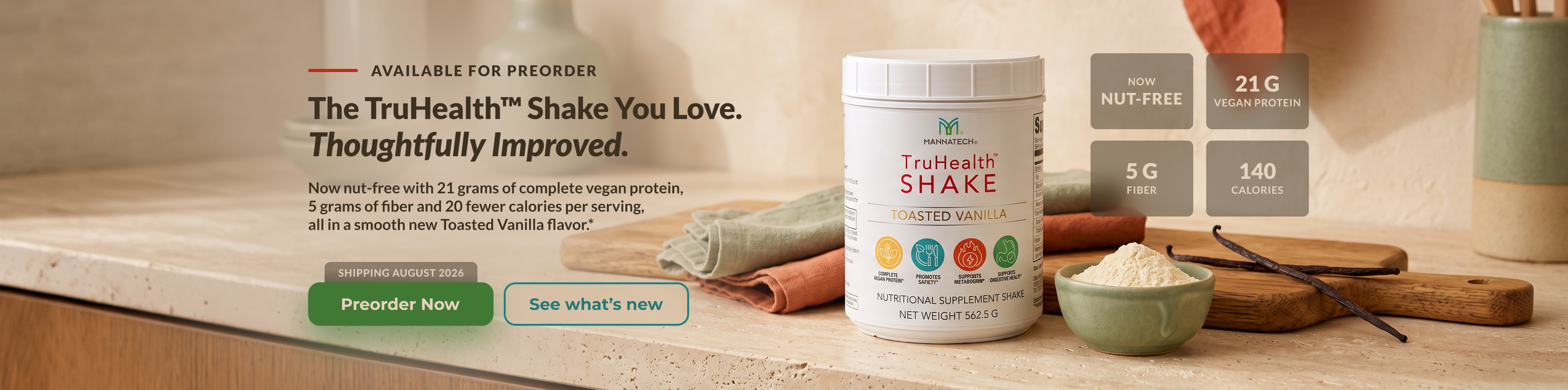 New TruHealth Shake - Toasted Vanilla