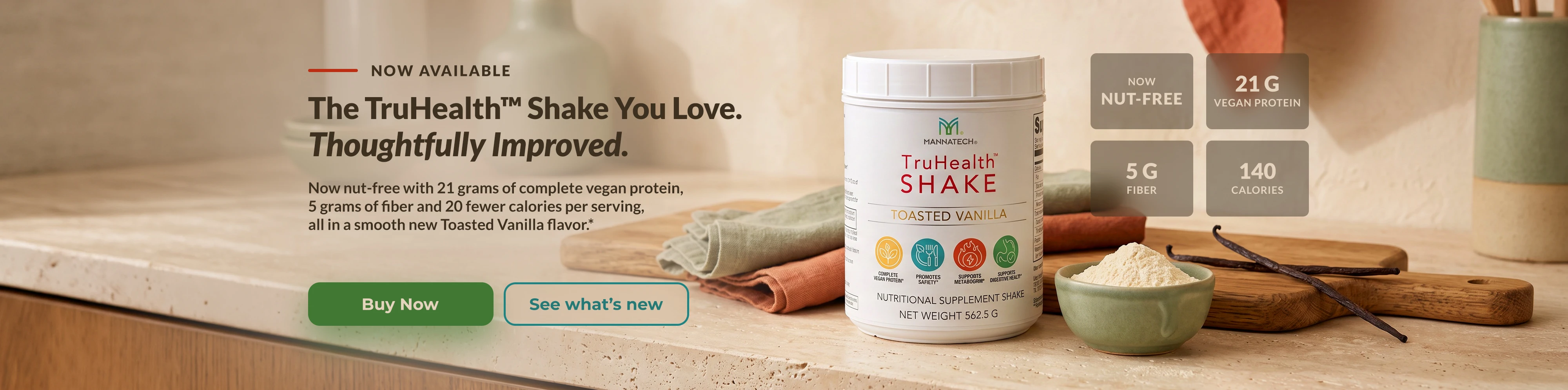 New TruHealth Shake - Toasted Vanilla