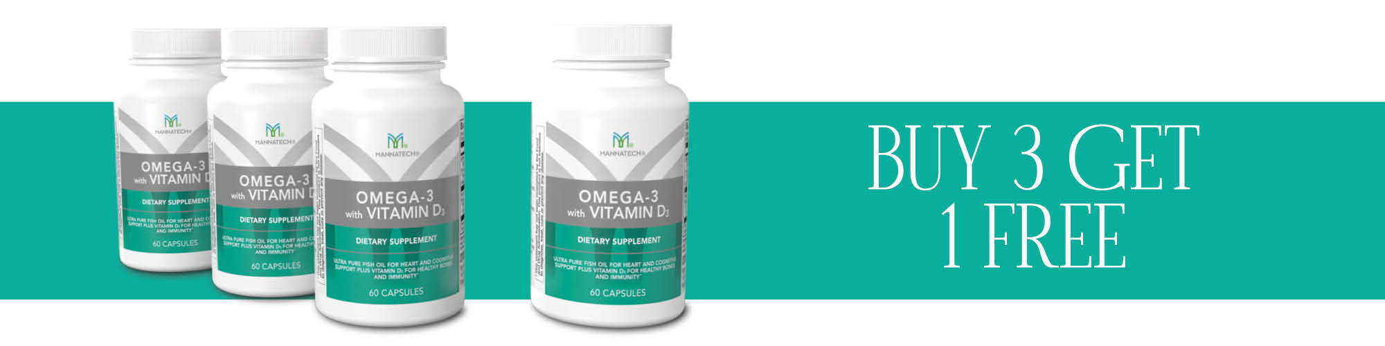 Omega with Vitamin D3 - Buy 3 get 1 FREE